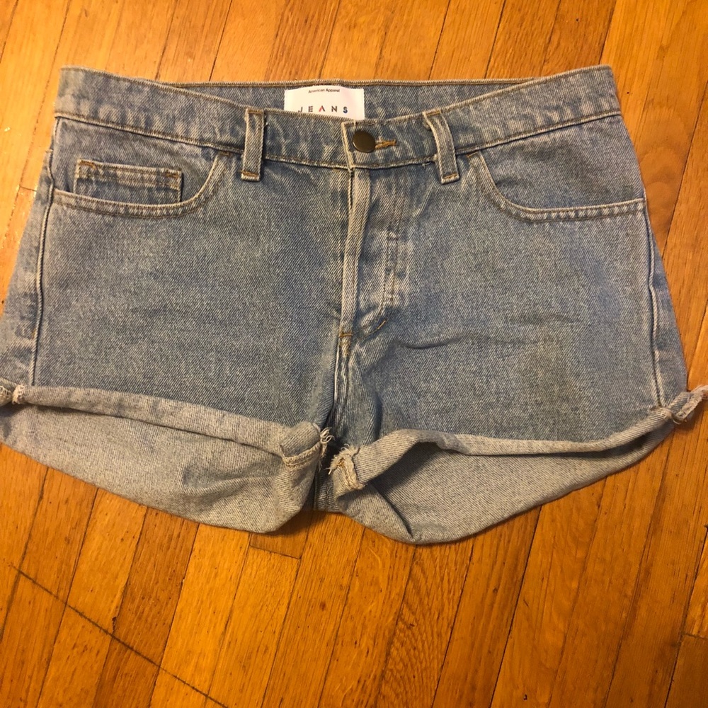 American Apparel Jean Shorts